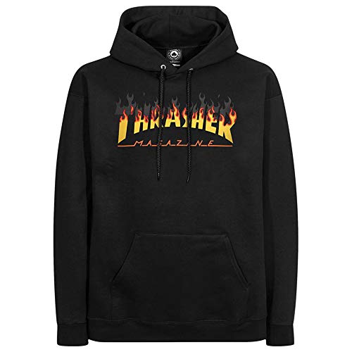 Sudadera capucha Thrasher Bbq Negro L (Large)