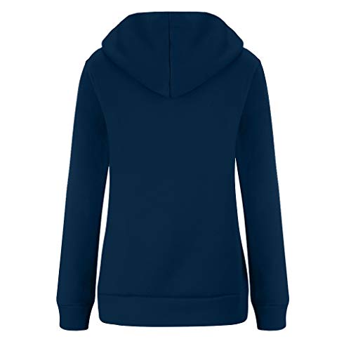 Sudadera con Capucha para Mujer Suelta Tallas Grandes Mujeres Patchwork Chaqueta con Cremallera De Lana Caliente Abrigo De AlgodóN Casual Outwear Sudadera Deportiva riou