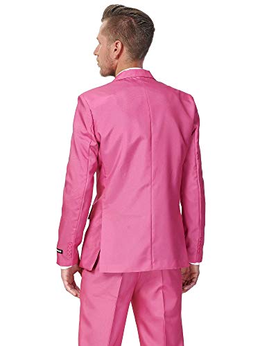 Suitmeister Men Suit Juego de Pantalones de Traje de Negocios, Black Icons, XL para Hombre