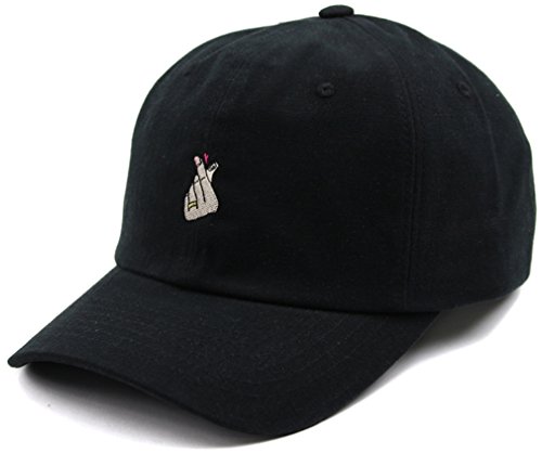 sujii - Gorra de béisbol - para hombre negro Medium