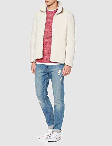 Superdry Keystone Crew suéter, Rojo (Desert Red Twist R8r), XXL para Hombre