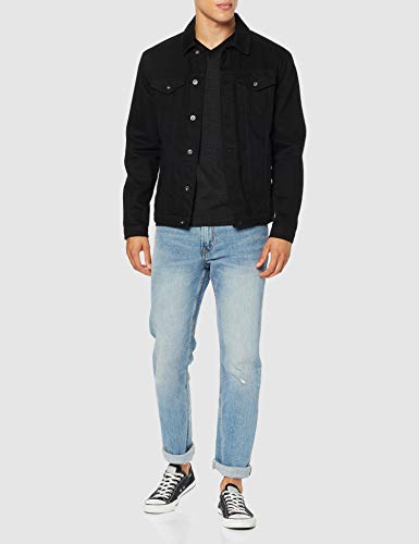 Superdry Orange Label Cotton Vee suéter, Negro (Dark Nórdica Feeder S6w), L para Hombre