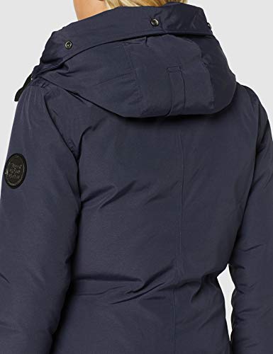 Superdry Rookie Down Parka Abrigo, Azul (Rinsed Navy 08s), XXS (Talla del Fabricante:6) para Mujer