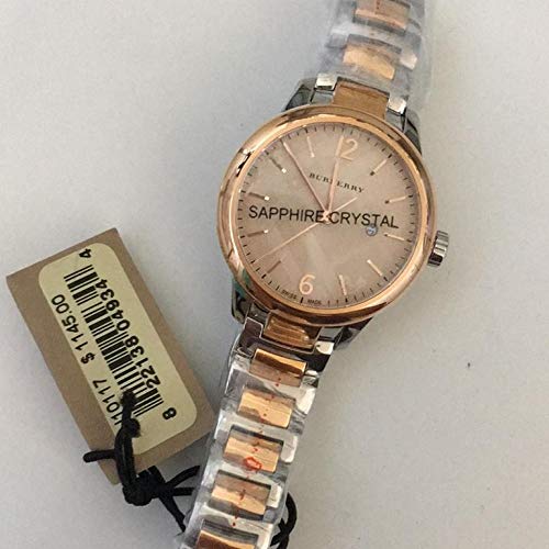 Swiss Rare Rose Gold 2 Tonos Plata Fecha Dial 32mm Mujeres Acero Inoxidable Reloj de Pulsera El Clásico BU10117