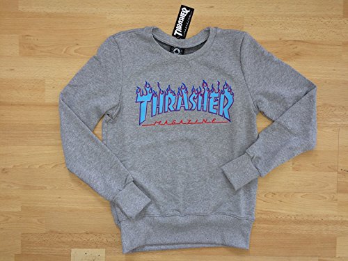 THRASHER Skate mag Hood Sudadera, Unisex Adulto, Navy Blue, S