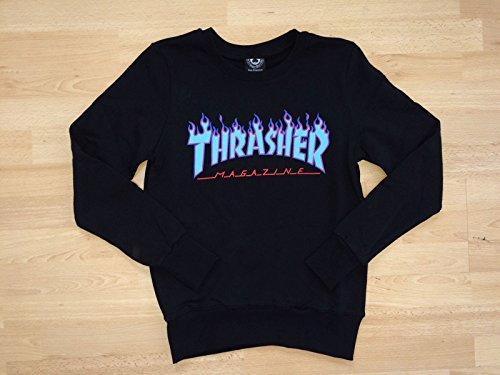 THRASHER Skate mag Hood Sudadera, Unisex Adulto, Navy Blue, S