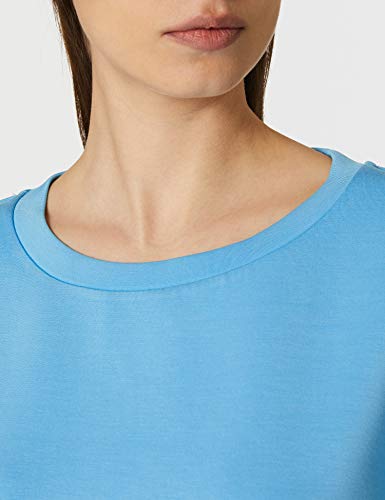 Tom Tailor 1023983 Crewneck Sudadera, Azul Claro, L para Mujer