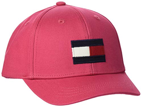 Tommy Hilfiger Big Flag Cap Gorra de béisbol, Rojo (Blush Red Xif), Small Unisex Adulto