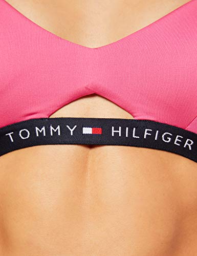 Tommy Hilfiger Bralette Rp Parte de Arriba de Bikini, Rosa (Pink 616), 42 (Talla del Fabricante: Large) para Mujer