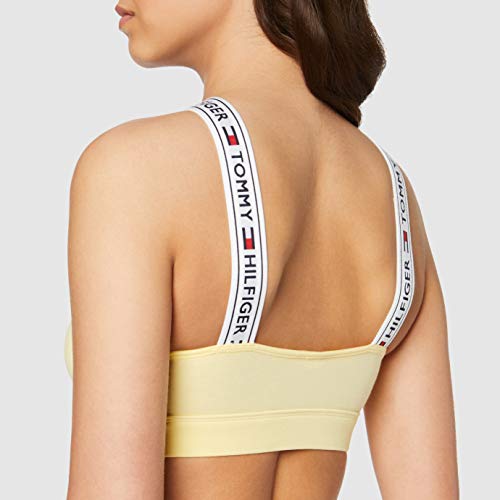 Tommy Hilfiger X Sujetador Estilo Bralette, Amarillo (Lemon Meringue 710), 85 (Talla del Fabricante: SM) para Mujer