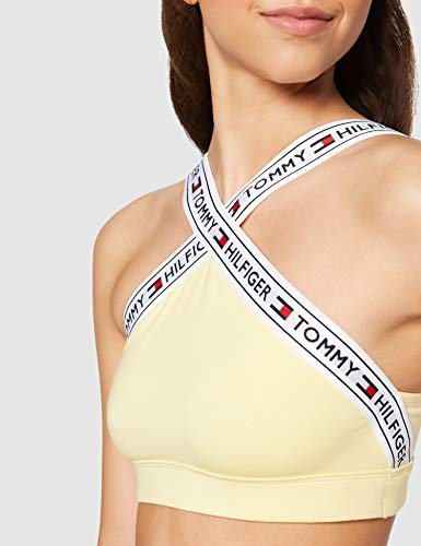 Tommy Hilfiger X Sujetador Estilo Bralette, Amarillo (Lemon Meringue 710), 85 (Talla del Fabricante: SM) para Mujer