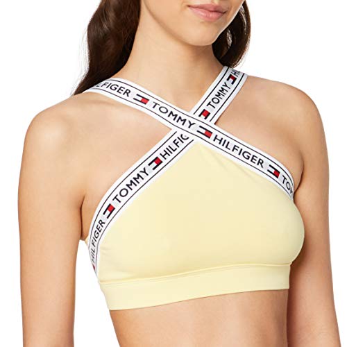 Tommy Hilfiger X Sujetador Estilo Bralette, Amarillo (Lemon Meringue 710), 85 (Talla del Fabricante: SM) para Mujer