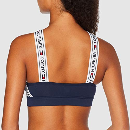 Tommy Hilfiger X Sujetador Estilo Bralette, Azul (Navy Blazer 416), Small para Mujer