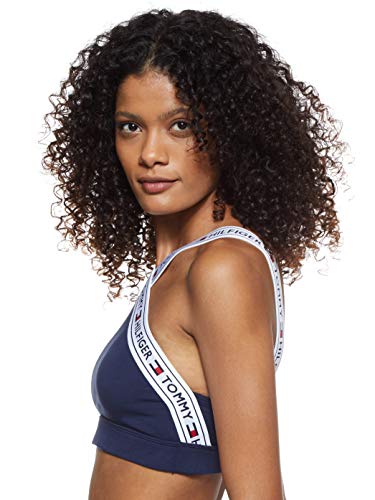 Tommy Hilfiger X Sujetador Estilo Bralette, Azul (Navy Blazer 416), Small para Mujer