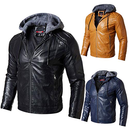 Tosonse Chaqueta De Cuero De Imitación Hombres Blusa De Camuflaje De Invierno Abrigos Y Chaquetas Abrigo Engrosador Outwear Blusa Superior Tallas Grandes