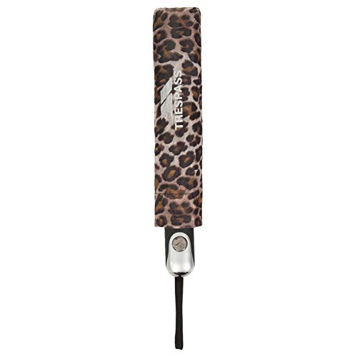 Trespass - Paraguas automático modelo Maggiemay (Talla Única/Leopardo)