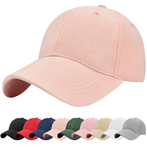 Tuopuda Unisex Vintage Gamuza Gorra de béisbol Ajustable Sombrero Transpirable Liso