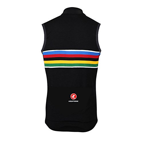 Uglyfrog 2018#21 Ciclismo Hombres Chalecos de Bicicleta Conjunto de Ropa de Ciclo Sleeveless Jersey de Manga Corta