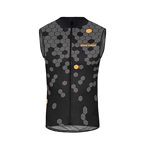 Uglyfrog Ciclismo Winter with Fleece Cycling Vest de Chalecos Bicicleta Hombre Invierno Traje de Ciclismo