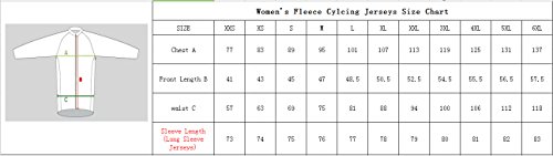 Uglyfrog Invierno Mujer Ropa Ciclismo Maillot Mangas Largas Camiseta de Ciclistas + Babero Pantalones de Bicicletas Cuerpos Ropa Profesional para MTB Bicicleta Roda Felpa Térmica RTWS01