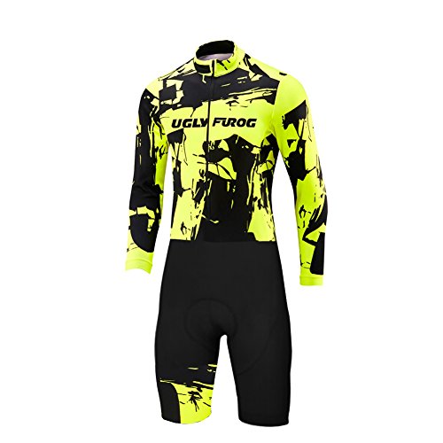 Uglyfrog MTB Racing Wear Modo Sport Fuera De Suave del Paño de Manga Bicicletas Bodies Triatlón Ropa