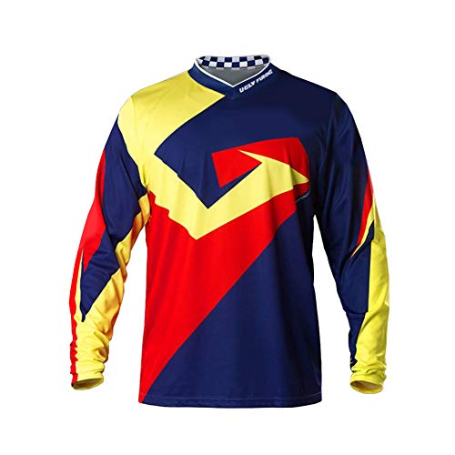 Uglyfrog Nueva Invierno Térmico Camisetas para Hombres Manga Larga Camisetas Downhill MTB Bicicleta De Montaña Ropa Ciclismo Jerseys SJFRH02