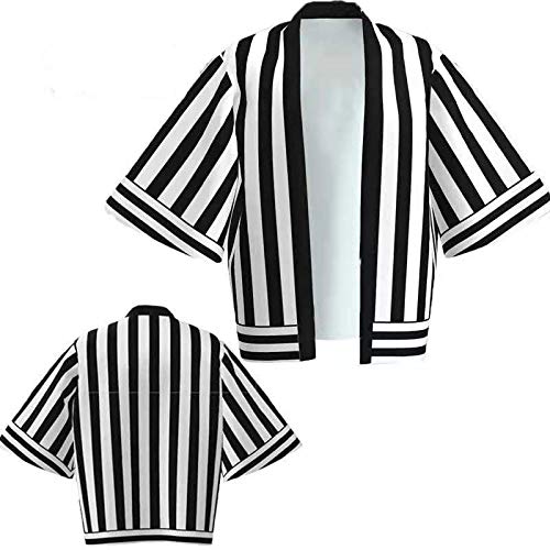 UKKO Kimono Mujer Kimono Demonio Slayer Yukata Cosplay Mujeres/Hombres Cardigan Verano Casual Ropa Ropa Bosque Kimono Camisa Streetwear Cosplay