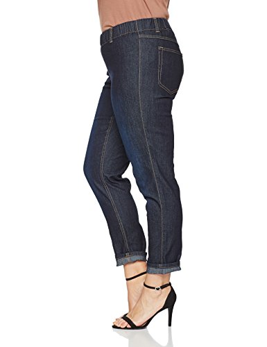 Ulla Popken Jeggings Denim M.Gürtelschlaufen, Vaqueros para Mujer, Azul (Fashion Denim 94), 50