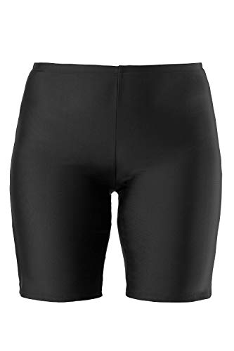 Ulla Popken Schwimmradler, Große Größen Bañador, Negro (Schwarz 10), 52 (Talla del Fabricante: 50) para Mujer