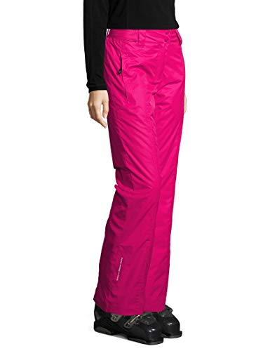 Ultrasport Advanced Pantalones de esquí y snowboard para mujer Lucy, pantalones de invierno, pantalones de esquí para mujer, pantalones funcionales para mujer, Rosa, XS