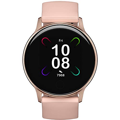 UMIDIGI Reloj Inteligente Uwatch 3S Fitness Tracker con Monitor de Oxígeno en Sangre y Monitor de Frecuencia Cardíaca para Mujeres Hombres 5ATM Impermeable con Brújula para iPhone Samsung y Android