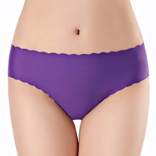 UMIPUBO Braguita para Mujer sin Costuras Señoras Algodó Ropa Interior Ultra Delgadas Low Rise Invisibles Calzoncillos de Bikini Bragas Pantalones Pack de 6