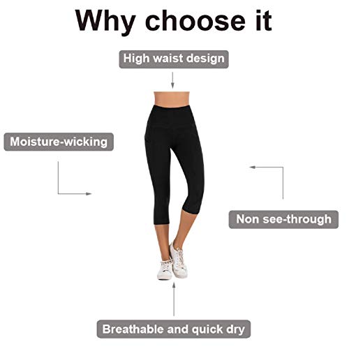 UMIPUBO Leggins Mujer Push Up Pantalones Deporte Leggings de Entrenamiento Mallas Pantalones Deportivos Leggings Mujer Yoga de Alta Cintura Pantalones Cortos Bolsillo Pantalones de Yoga