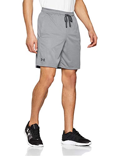 Under Armour UA Tech Mesh Pantalones Cortos, Hombre, Gris (Mod Gray/Pitch Gray), L