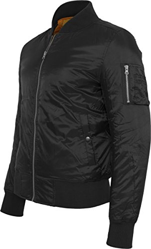 Urban Classics Basic Bomber Jacket, black, M para Hombre