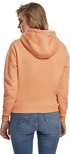 Urban Classics Kapuzenpullover Ladies Hoody Sudadera con Capucha, Naranja, S para Mujer