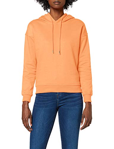 Urban Classics Kapuzenpullover Ladies Hoody Sudadera con Capucha, Naranja, S para Mujer