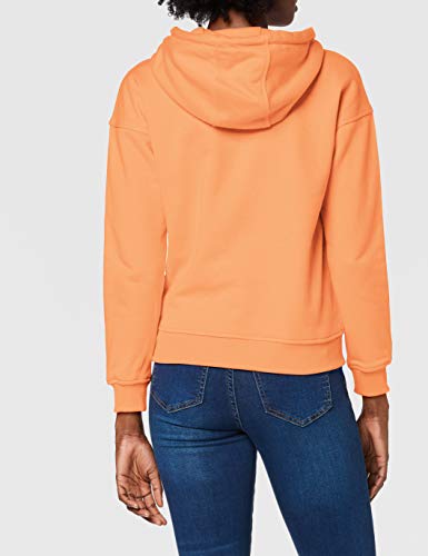 Urban Classics Kapuzenpullover Ladies Hoody Sudadera con Capucha, Naranja, S para Mujer