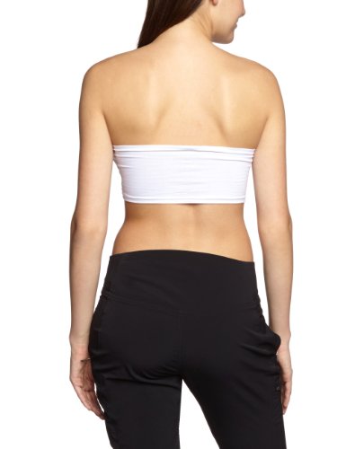 Urban Classics Ladies Bandeau - Camiseta de deporte Mujer, Blanco (White), XS (Talla del fabricante: XS)