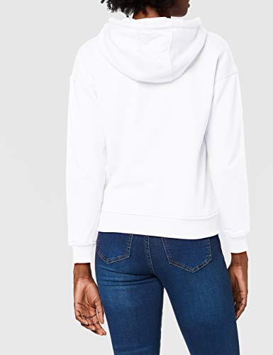 Urban Classics Ladies Hoody Sudadera con Capucha, Blanco (White), L para Mujer