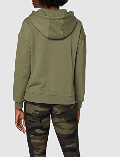 Urban Classics Ladies Hoody Sudadera con Capucha, Verde (Olive), M para Mujer