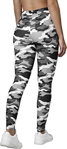 Urban Classics Ladies Mallas, Gris (Snow Camo), XS para Mujer