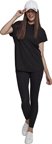 Urban Classics Ladies Sleeveless Jersey Hoody Camiseta, Negro, XL para Mujer