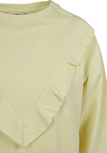 Urban Classics Ladies Terry Volant Crew Suter Pulver, Amarillo (Powderyellow 01323), M para Mujer