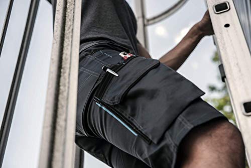 Uvex Tune-Up Pantalones Cortos de Trabajo - Diseño de Deporte - con Multi-Bolsillos, Azules