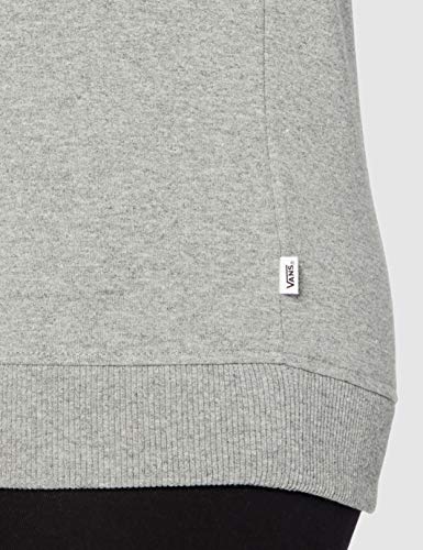 Vans Classic V Crew Sudadera, Cemento Heather, L para Mujer