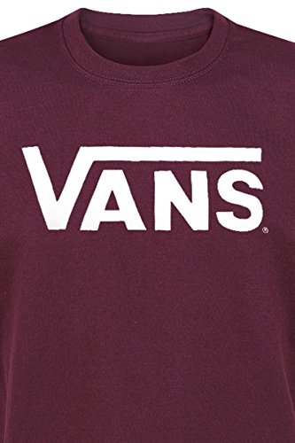 Vans Herren Classic T - Shirt, Rot (Burgundy/white), Medium