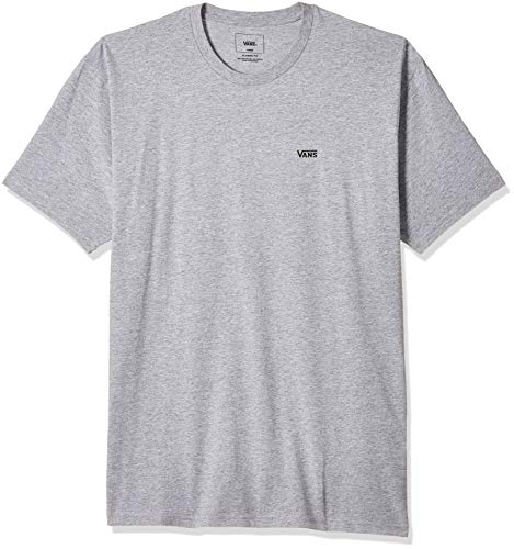 Vans Herren Left Chest Logo Tee T - Shirt, Grau (Athletic Heather), Small (83 - 92 cm)