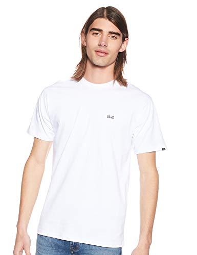 Vans Herren Left Chest Logo Tee T-Shirt, Weiß (White Black Yb), X-Small