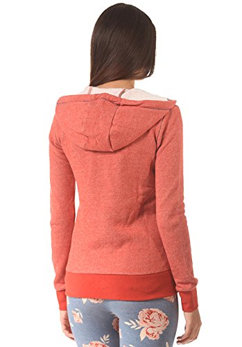 Vans Hoodie G Mick Zip - Sudadera con Capucha para Mujer, Color Rojo, Talla S